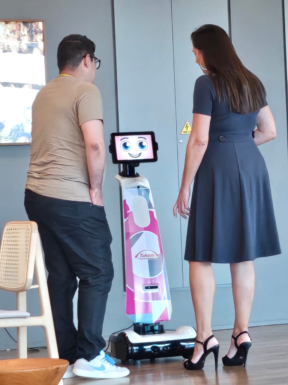 Interatividade com o público